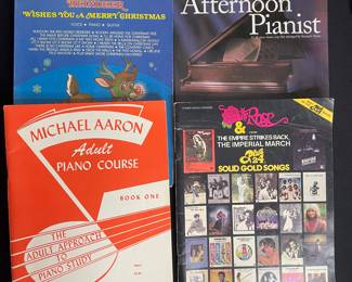 Vintage songbooks