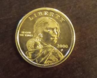 2000 Sacagawea Dollar - "Golden Dollar"