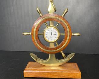 Nautical table clock
