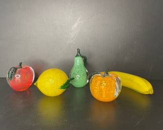 Lenox art glass fruit