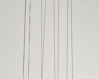 14k and 10k gold necklaces