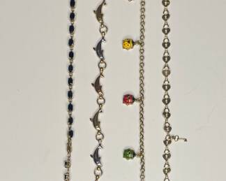 14k and 10k gold bracelets