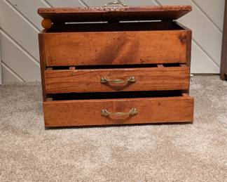 Antique Tool Chest; hardware new