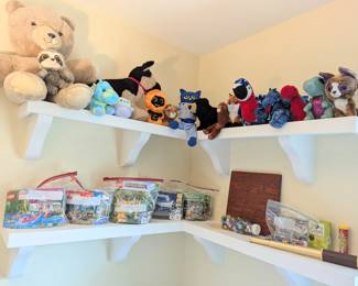 More LEGO sets, stuffed animals and misc games/toys
