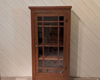 Antique Primitive Mission Style bookcase