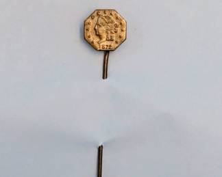 1872 Lady Liberty Stick Pin