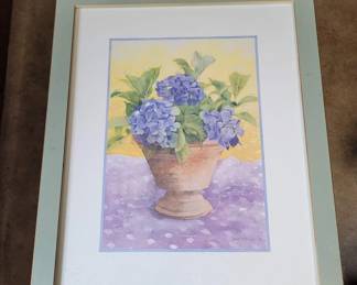 Framed Hydrangea Print