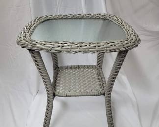 Wicker Patio Stand