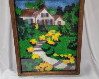 Framed Yarn Artwork