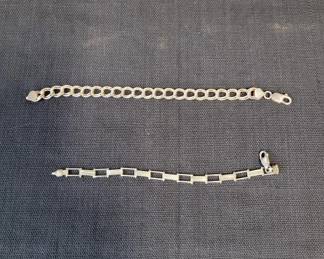 Two Sterling Bracelets