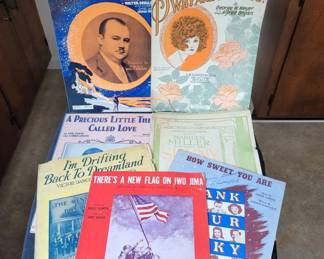 Early 1900's Sheet Music Lot B