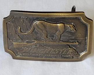 Winchester Rifle Belt Buckle