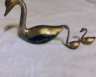 3 Brass Ducks