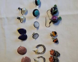 Nine Pairs of Earrings