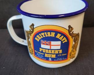 Pusser's Ruin Enamel Cup
