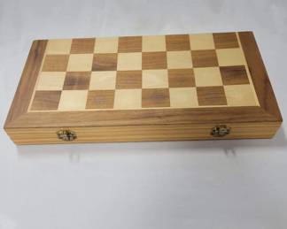 Portable Wooden Chess Set