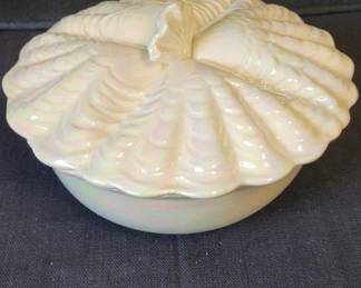 Iridescent Shell Shaped Bowl
