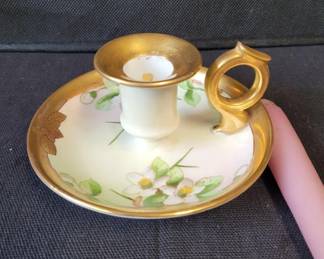 W. Pickard Porcelain Candlestick