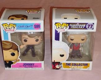 Funko Pops: Guardians of Galaxy and Dirty Dancing
