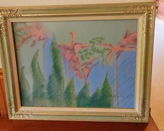 Framed Canvas Painting