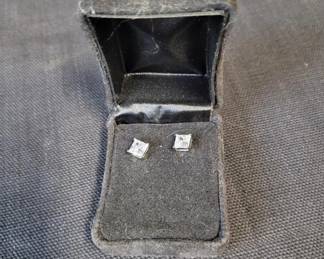 Square Zirconia Earrings