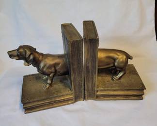 Vintage Dog Bookends