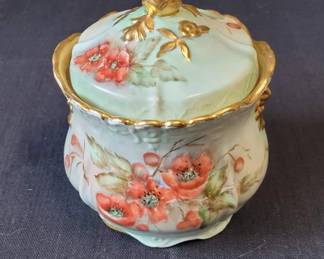 Vintage Hand Painted Jar