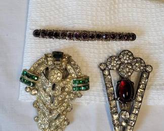 Three Vintage Brooches