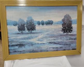Framed "Canvas" Painting