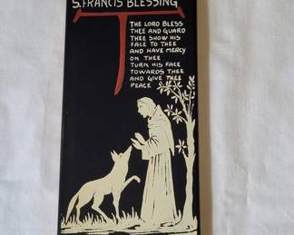 Saint Francis Blessing Tile