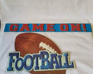 Metal Football Signs