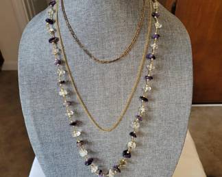 Three Vintage Necklaces