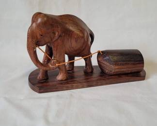 Carved Wooden Elephant