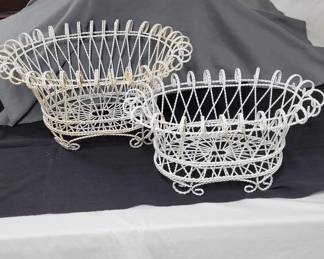 Wrought Iron Plant Baskets