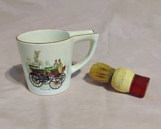 Shaving Mug and Brush