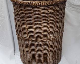 Tall Heavy Wicker Basket