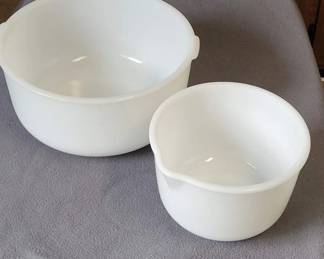 Glasbake Sunbeam Mixing Bowls