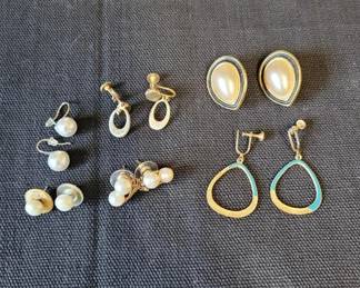 Six Pairs of Earrings