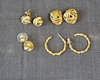 Four Pairs of Earrings