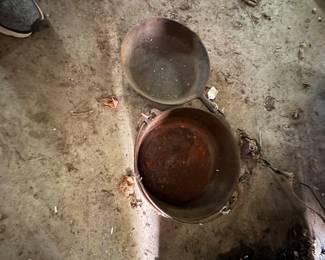 Cast iron pans