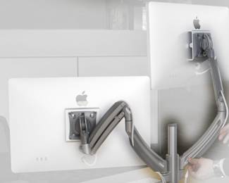 Chief Dual Monitor Desktop Mount (computers not included)