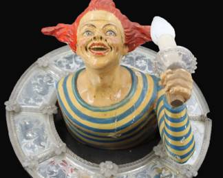 Lot 130 Figural Sconce