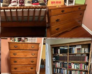 Solid wood dressers
Solid wood bookcase