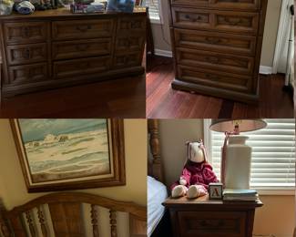 Dixie furniture in pecan