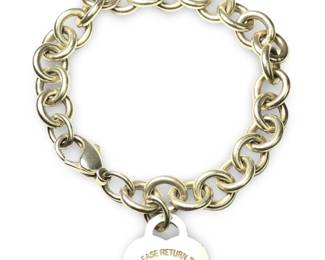 Charming Tiffany & Co. Heart Tag Charm Bracelet
