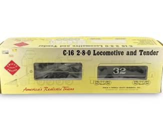 Aristo-Craft 1:24 C-16 280 Locomotive & Tender