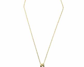 Gorgeous Gold Plate Pepper Pendant Necklace