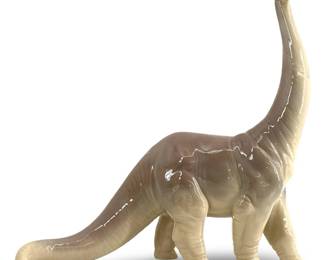 Lladro Porcelain ‘Stretch' Dinosaur Sculpture