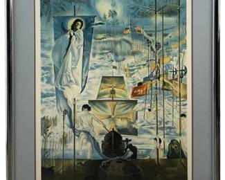 Signed Dali “Columbus Discovers America" Litho