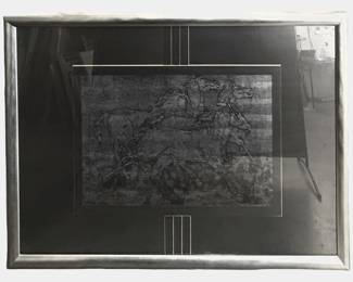 Signed “Night Rider" Silkscreen Lithograph